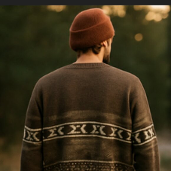 Vintage Windridge Men’s Sweater – XXLT – Made in Korea — Cozy Winter Knit - Picture 9 of 16